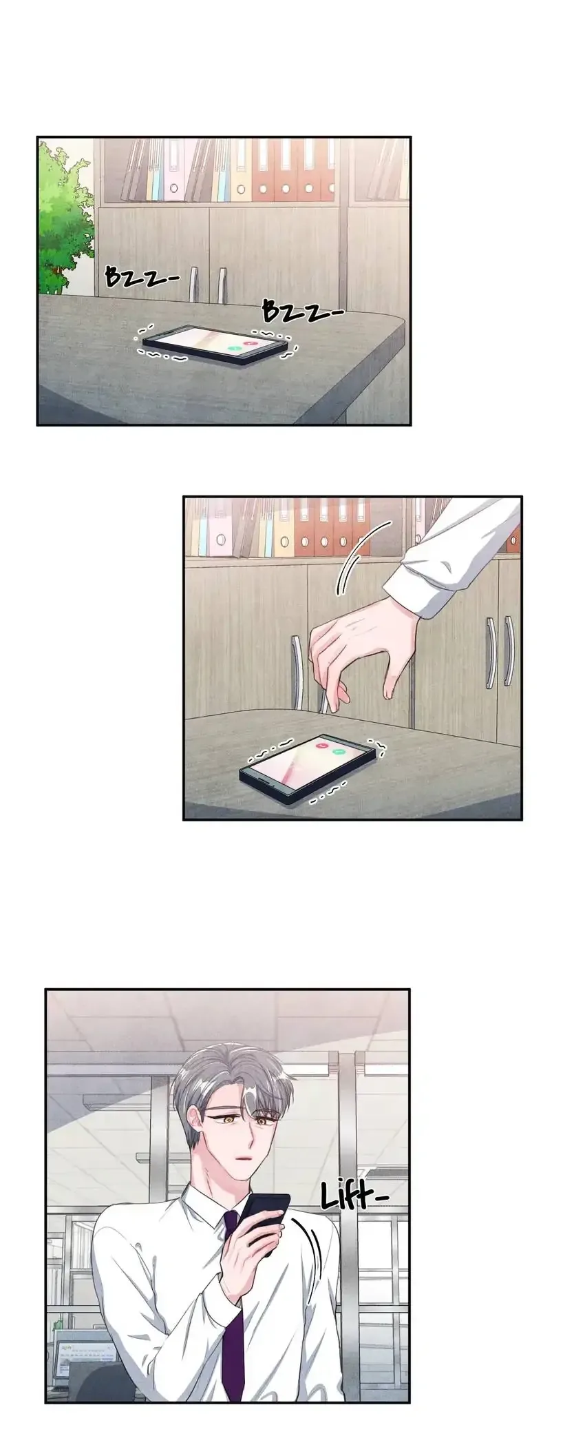 Backstage Kiss Scene Chapter 24 page 10