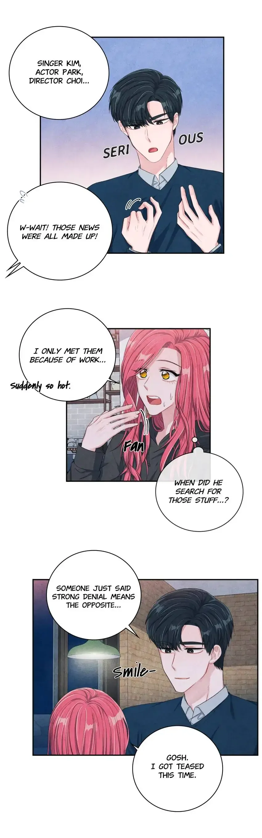 Backstage Kiss Scene Chapter 22 page 21