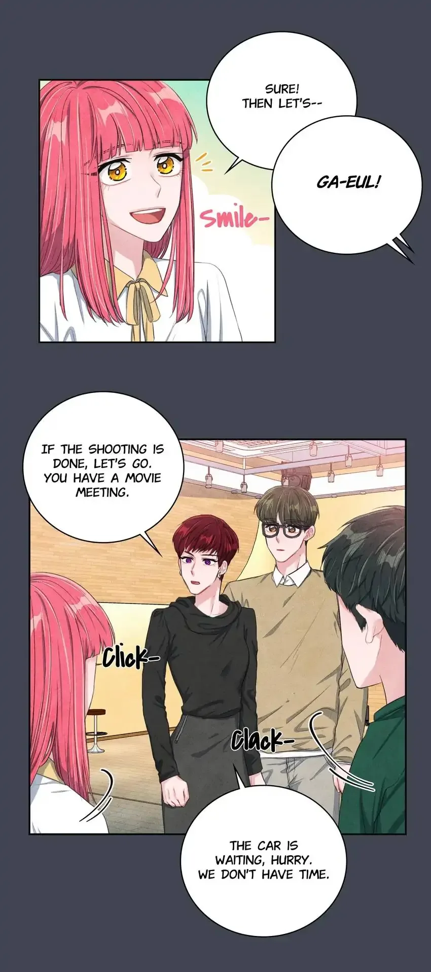 Backstage Kiss Scene Chapter 24 page 18
