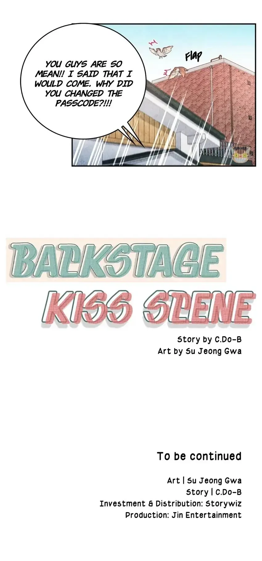 Backstage Kiss Scene Chapter 24 page 34