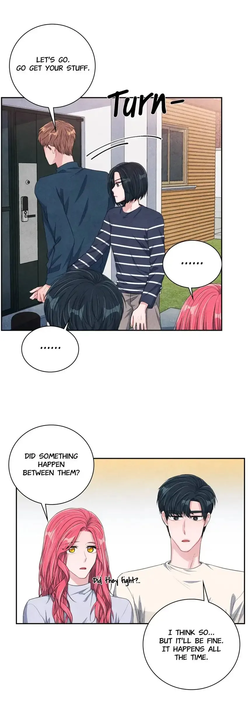 Backstage Kiss Scene Chapter 28 page 21