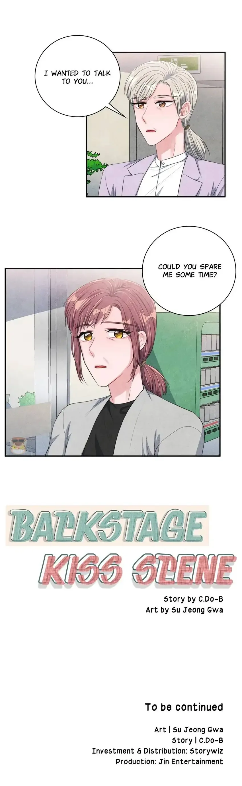 Backstage Kiss Scene Chapter 28 page 32