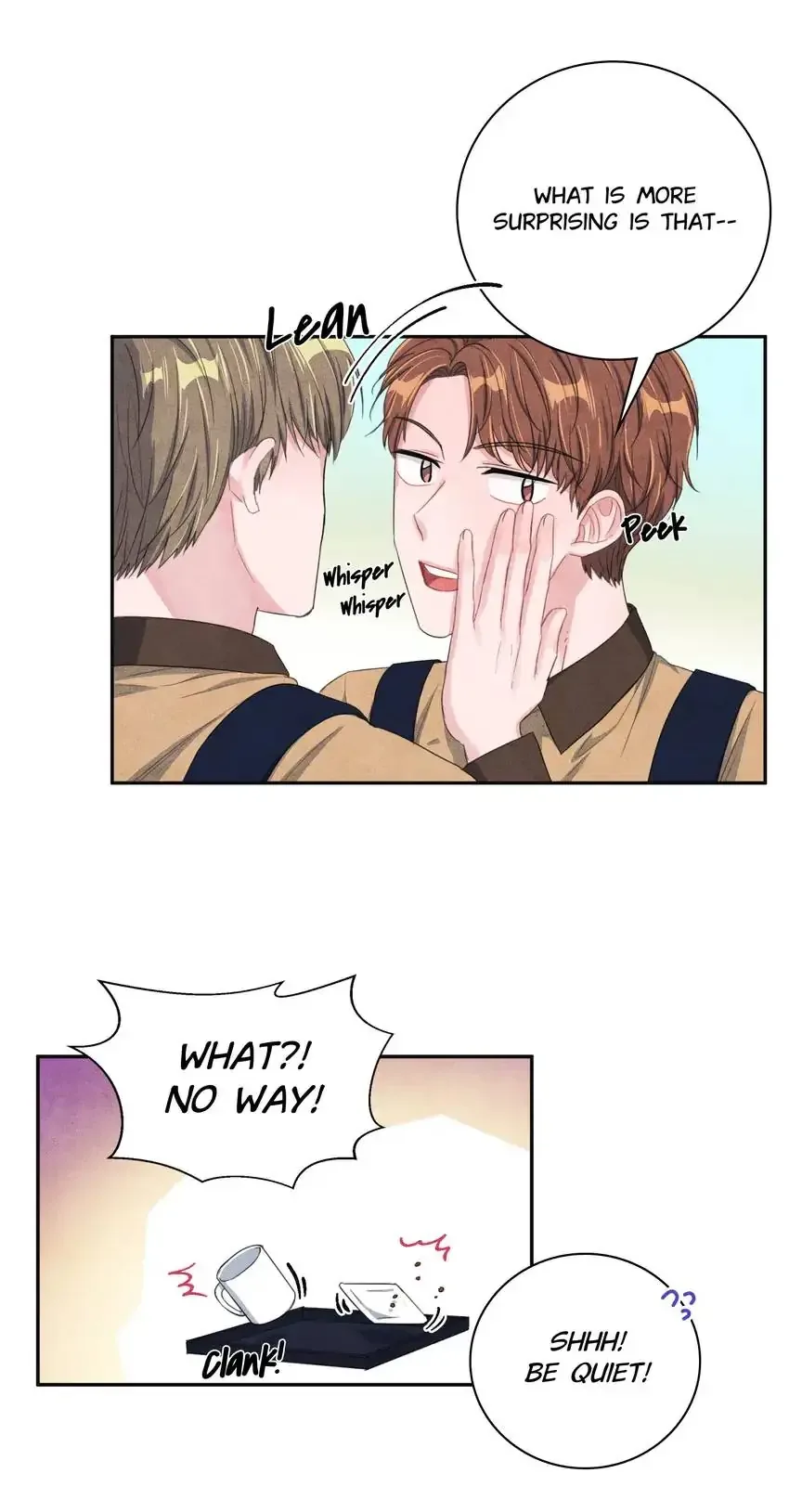 Backstage Kiss Scene Chapter 33 page 14