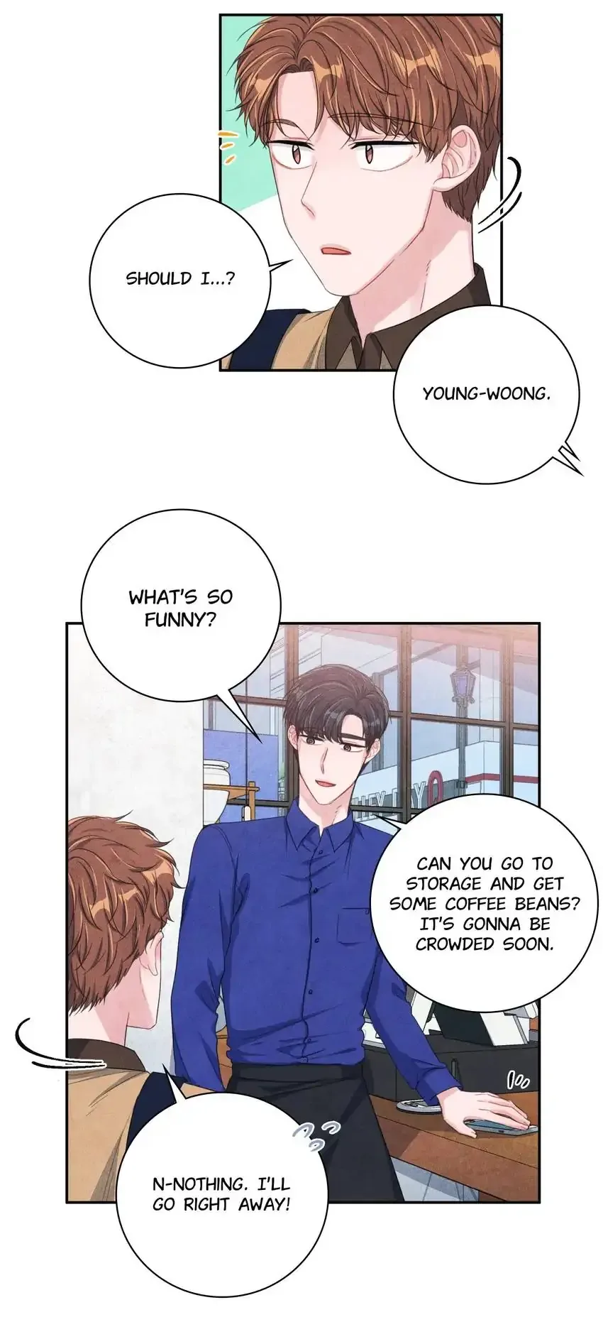 Backstage Kiss Scene Chapter 33 page 18