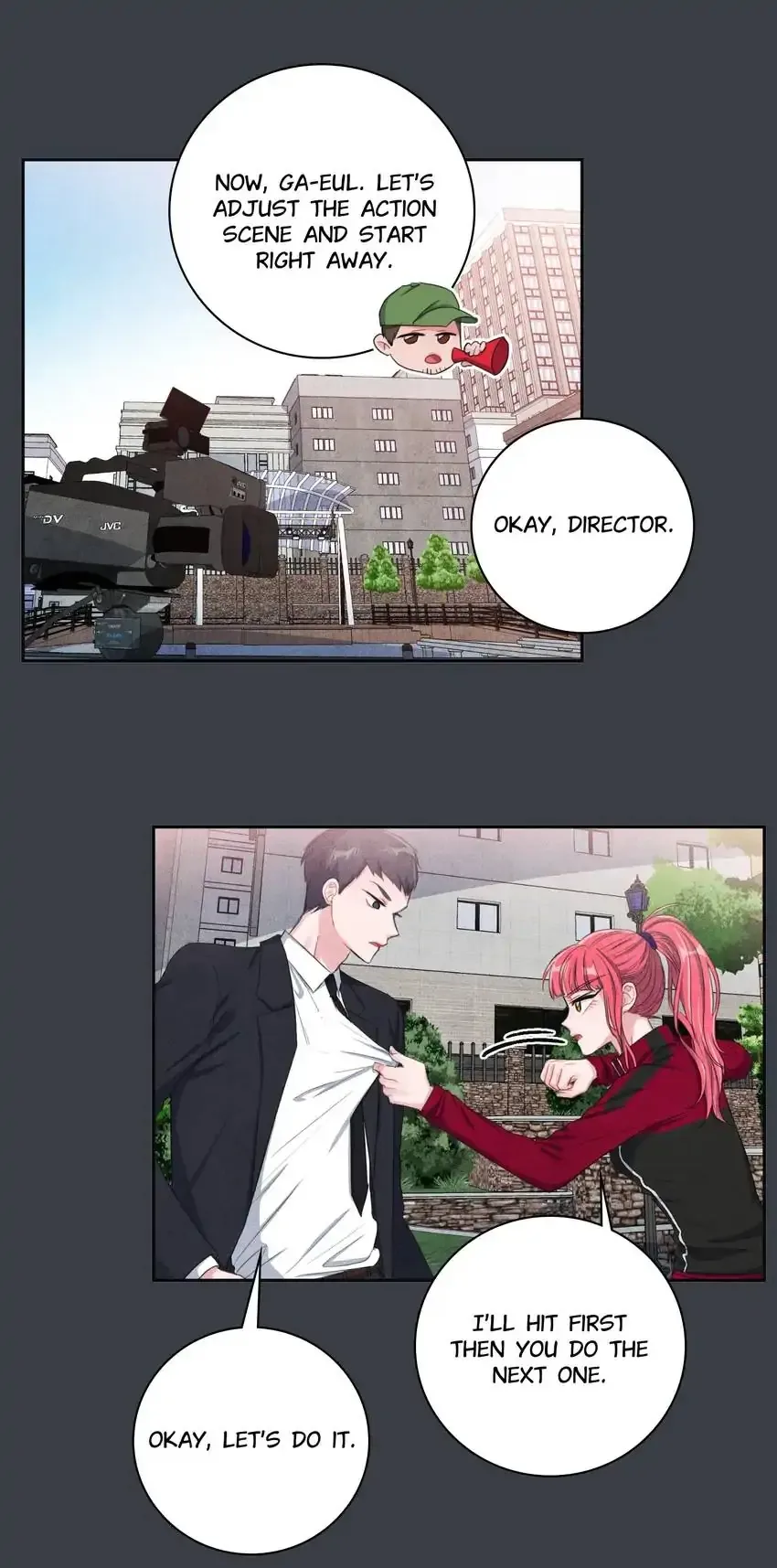 Backstage Kiss Scene Chapter 32 page 13
