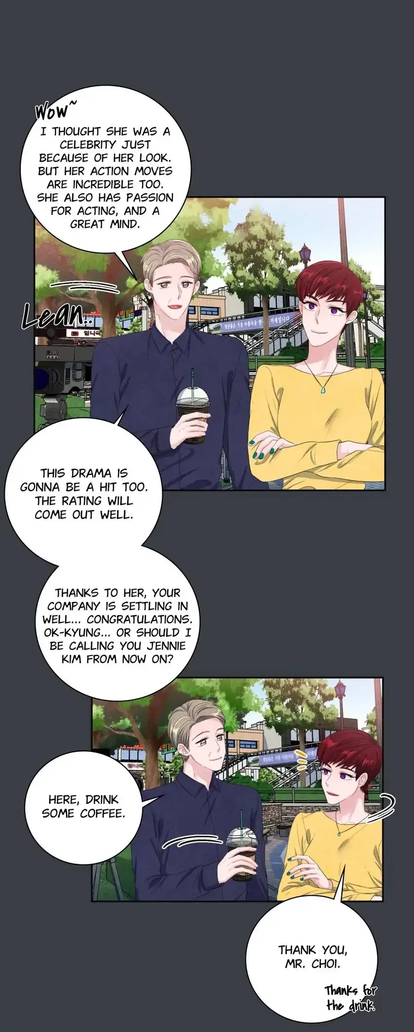 Backstage Kiss Scene Chapter 32 page 15