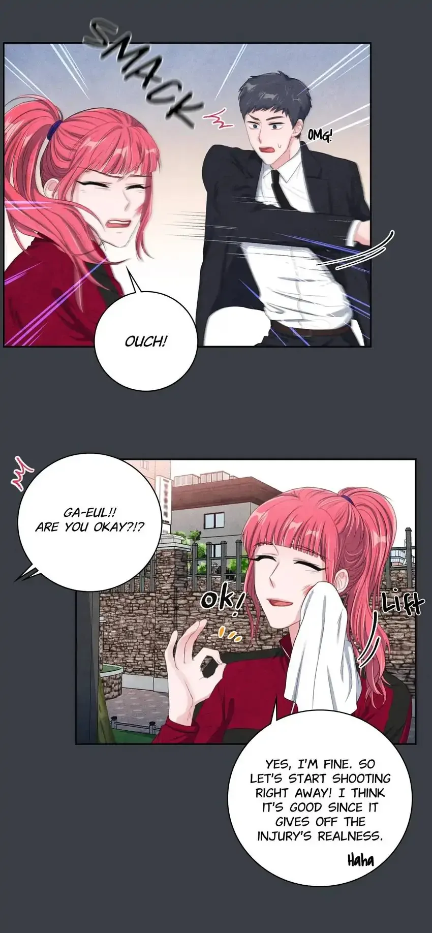 Backstage Kiss Scene Chapter 32 page 14
