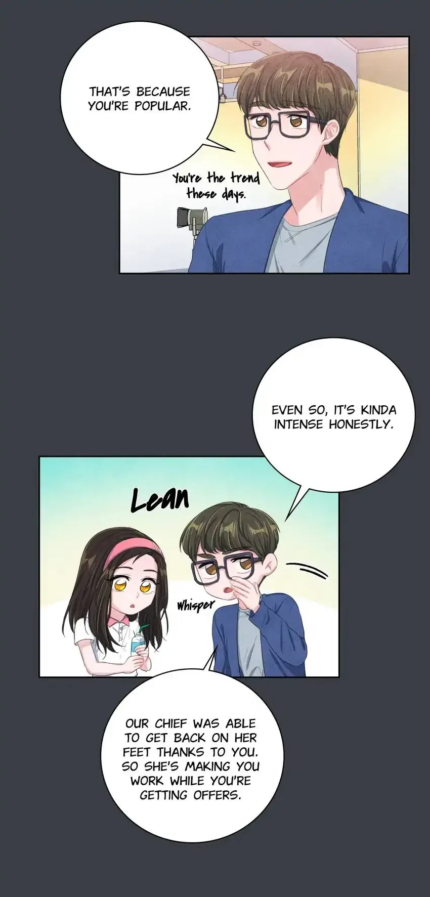 Backstage Kiss Scene Chapter 32 page 10