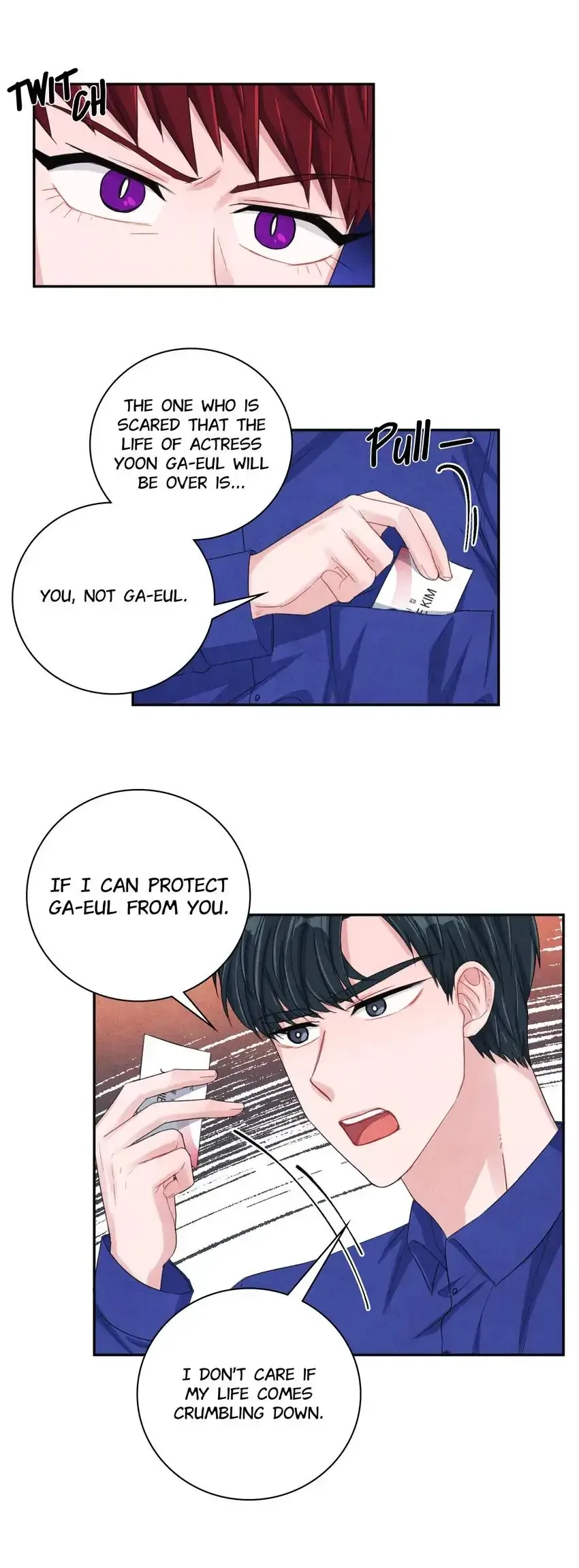 Backstage Kiss Scene Chapter 35 page 9