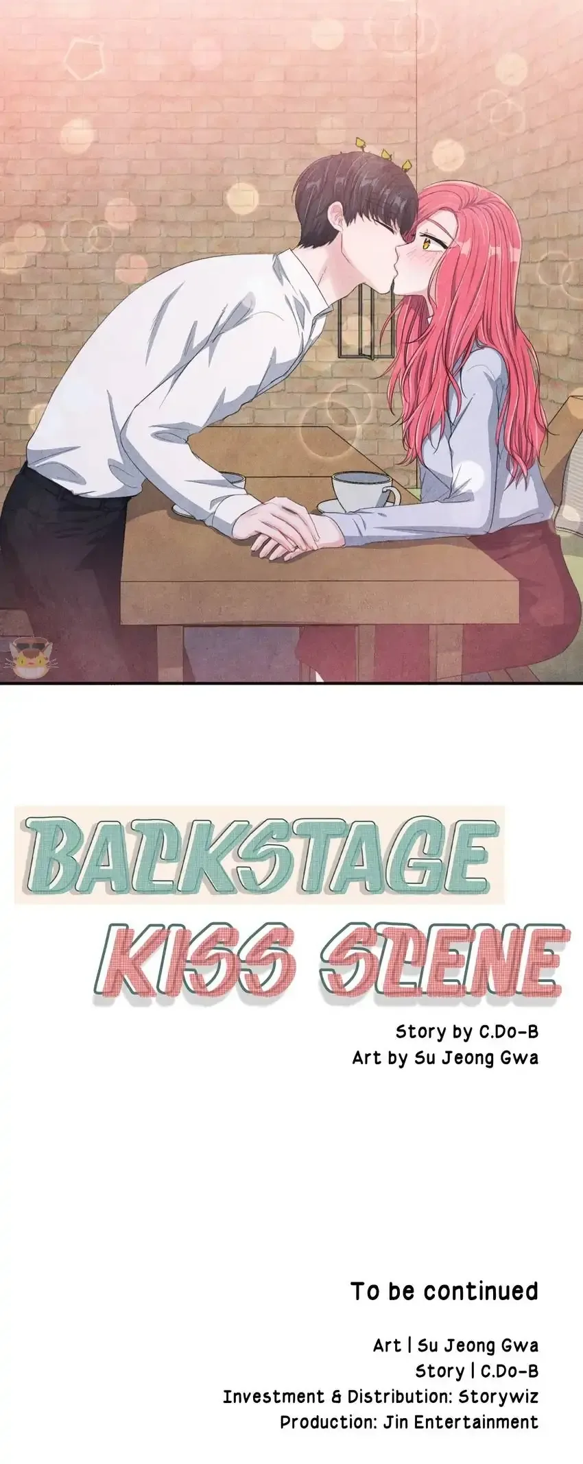 Backstage Kiss Scene Chapter 32 page 33