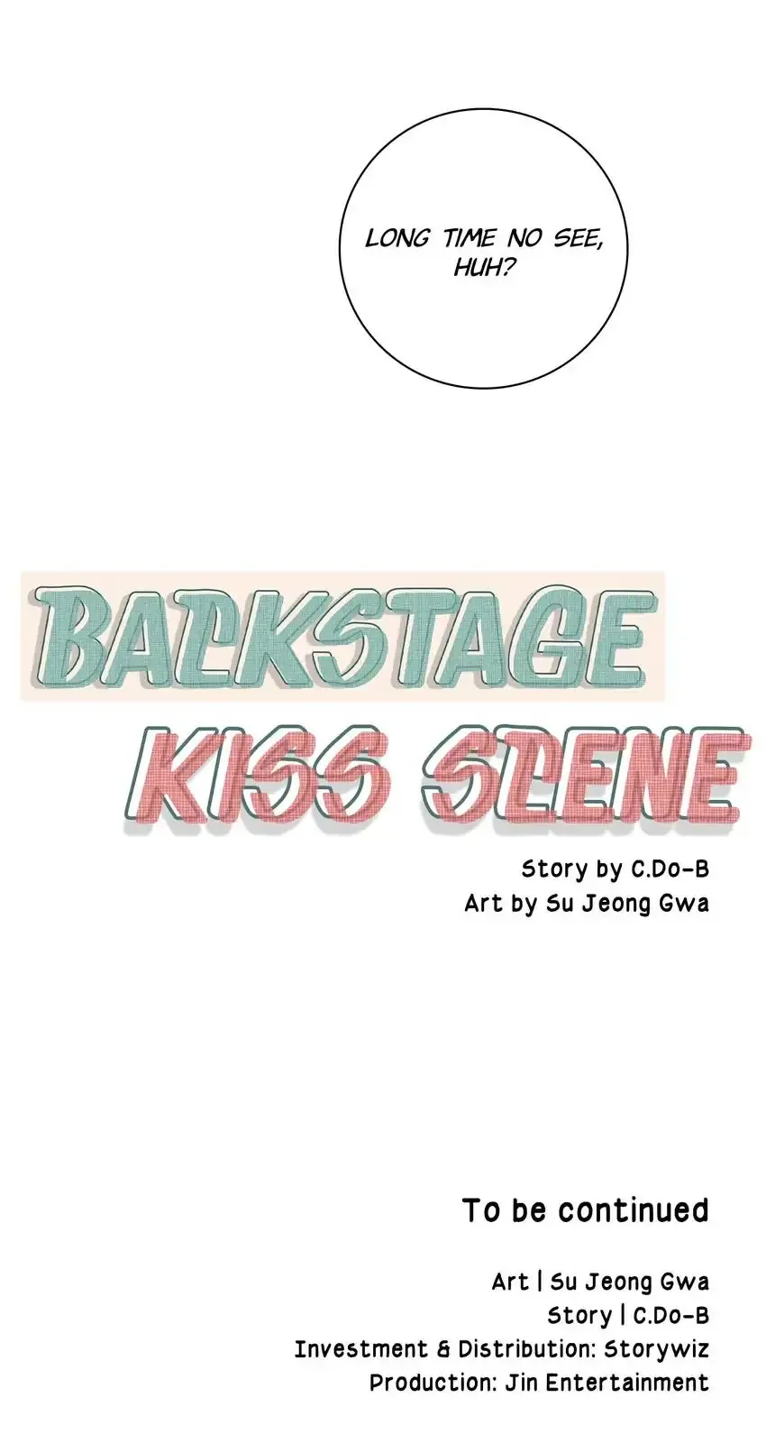 Backstage Kiss Scene Chapter 33 page 35
