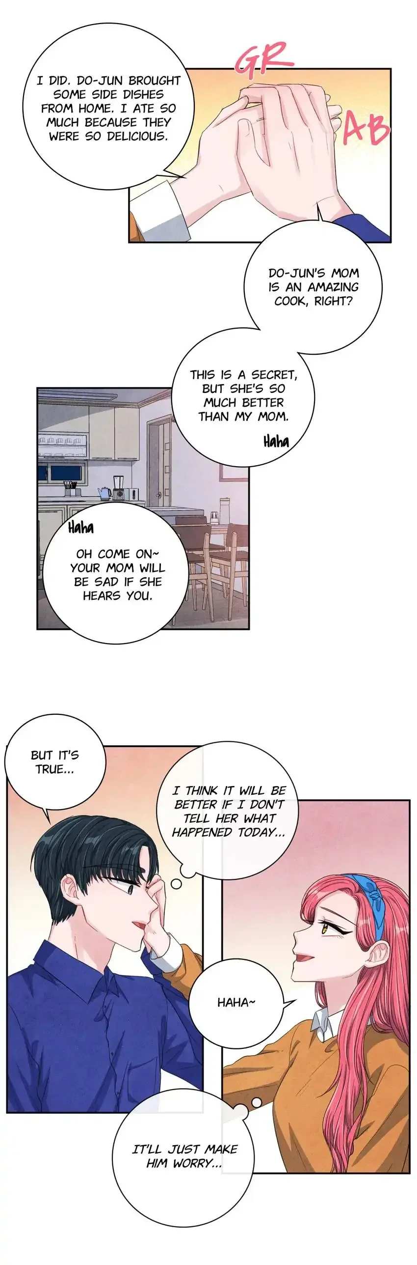 Backstage Kiss Scene Chapter 35 page 18