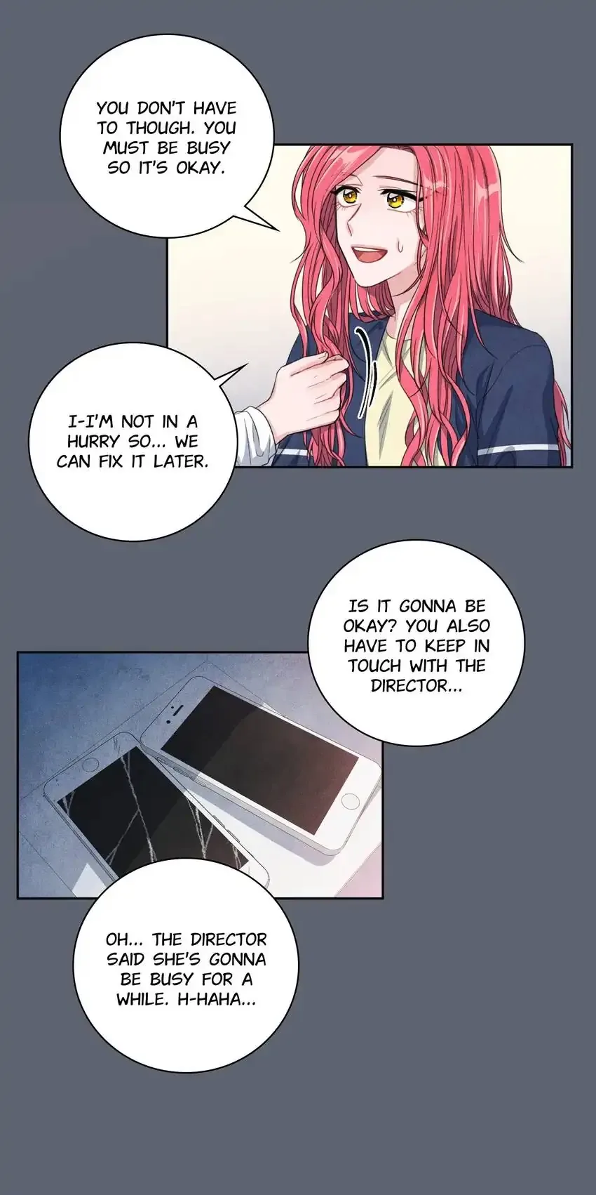 Backstage Kiss Scene Chapter 36 page 9
