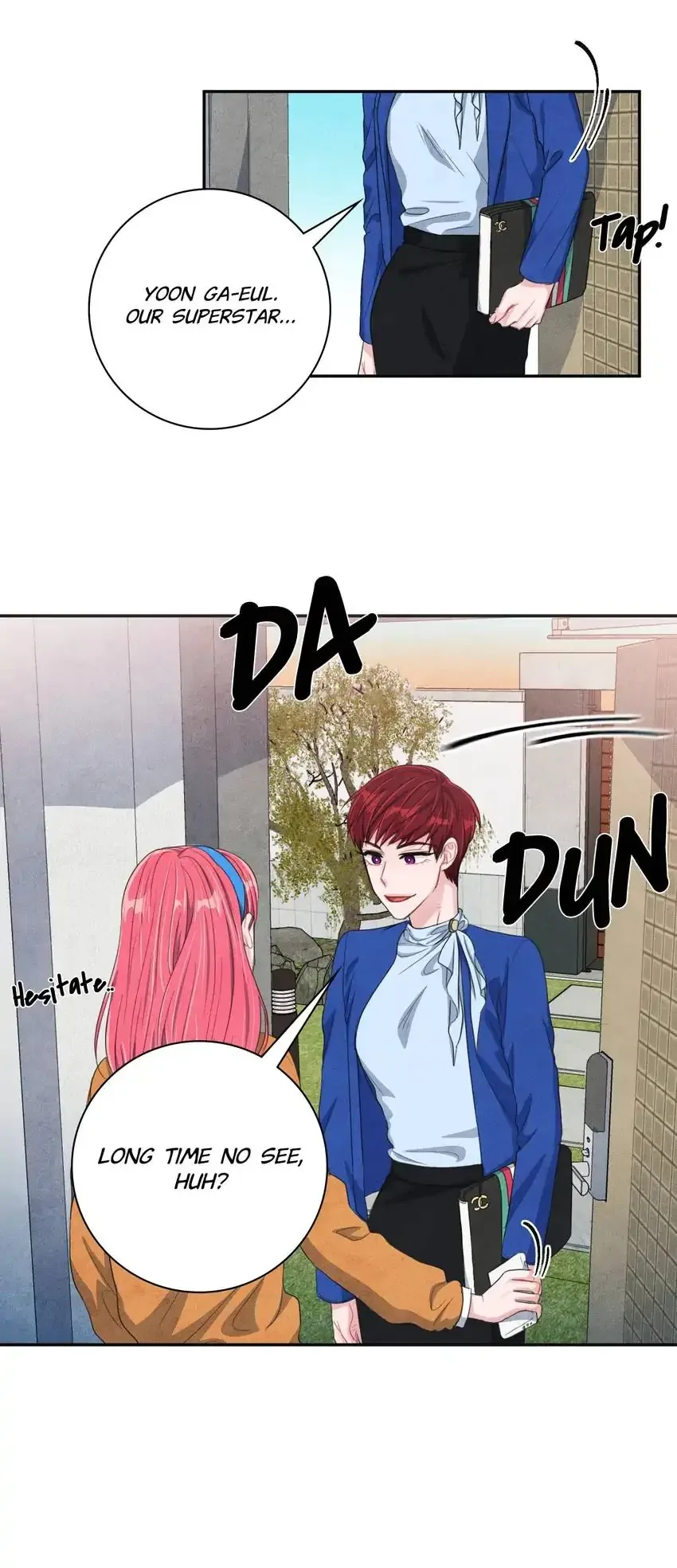 Backstage Kiss Scene Chapter 34 page 10