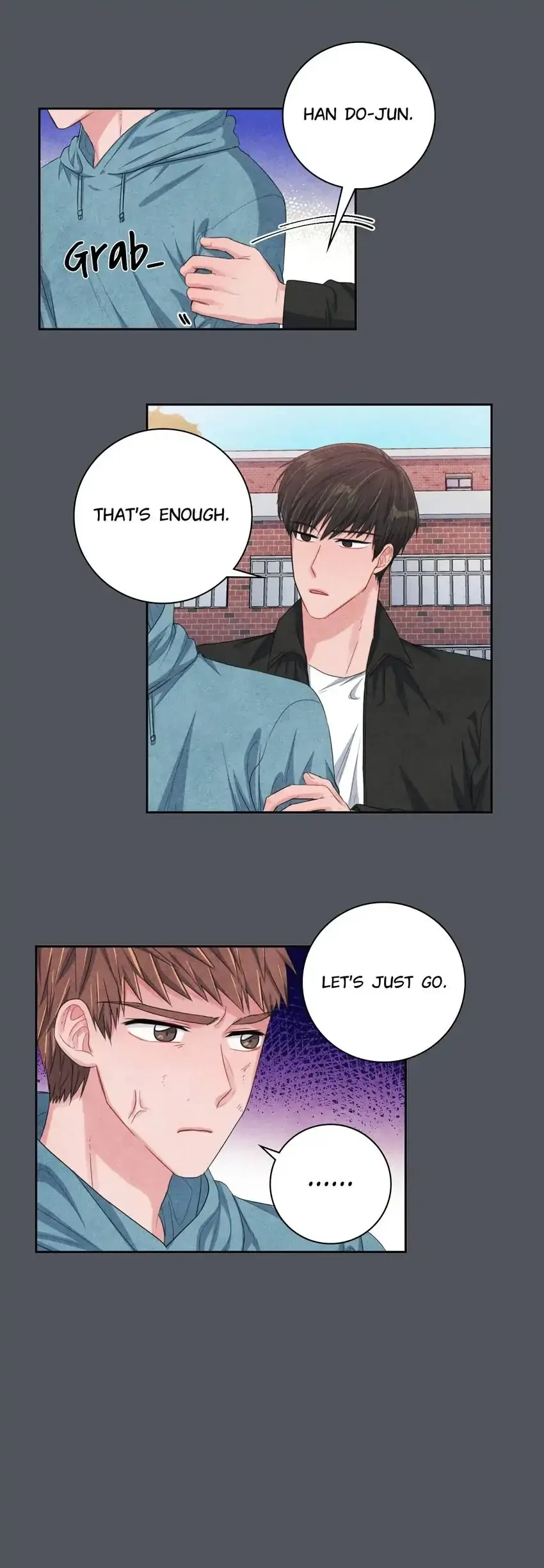 Backstage Kiss Scene Chapter 37 page 14