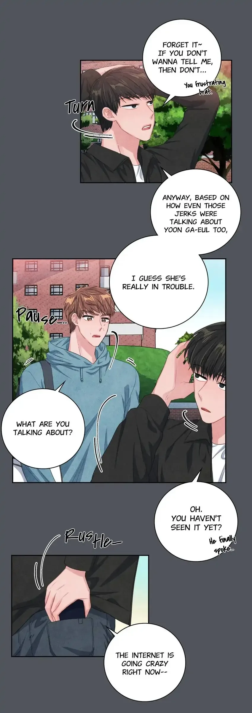 Backstage Kiss Scene Chapter 37 page 16