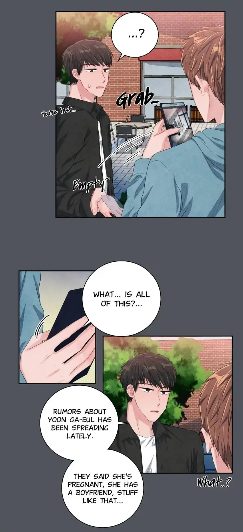 Backstage Kiss Scene Chapter 37 page 17
