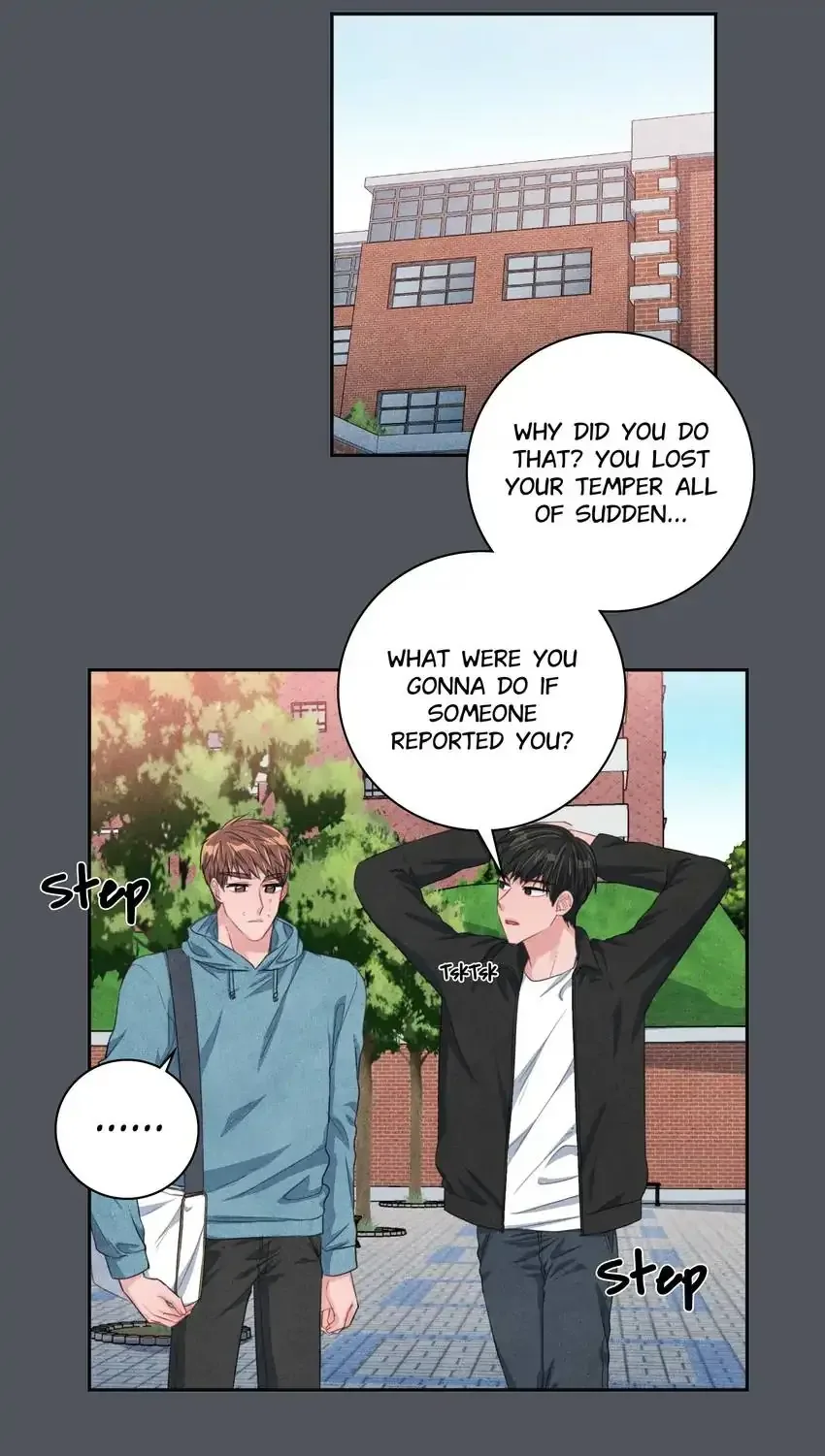 Backstage Kiss Scene Chapter 37 page 15