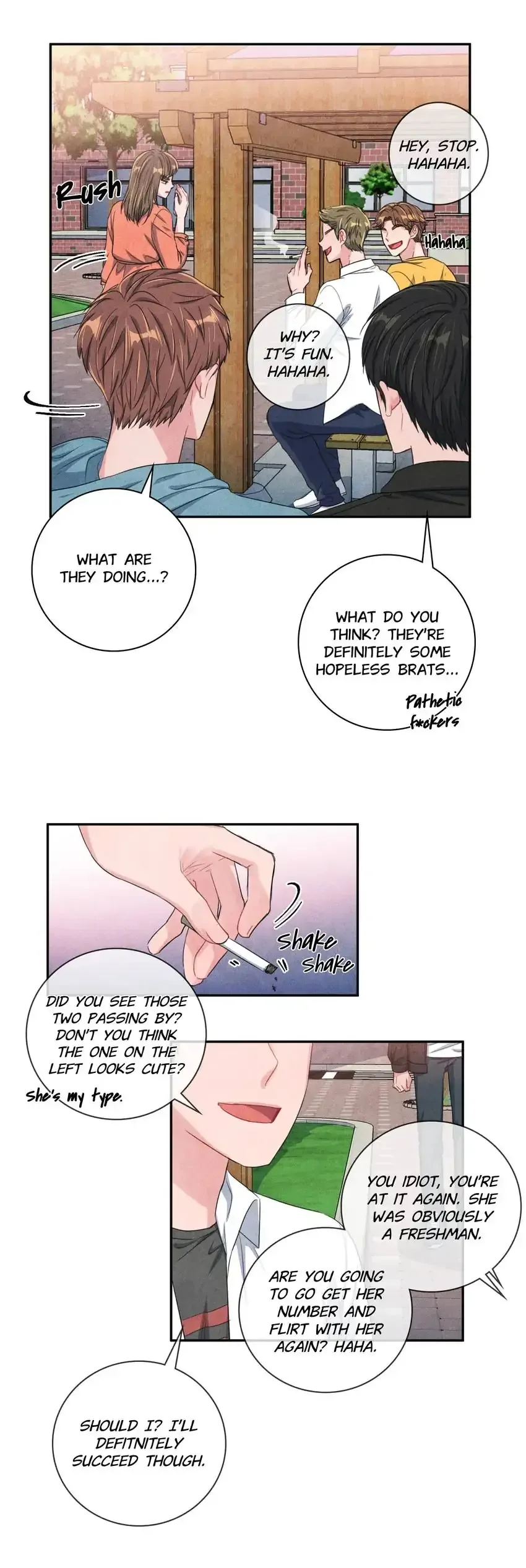 Backstage Kiss Scene Chapter 36 page 19