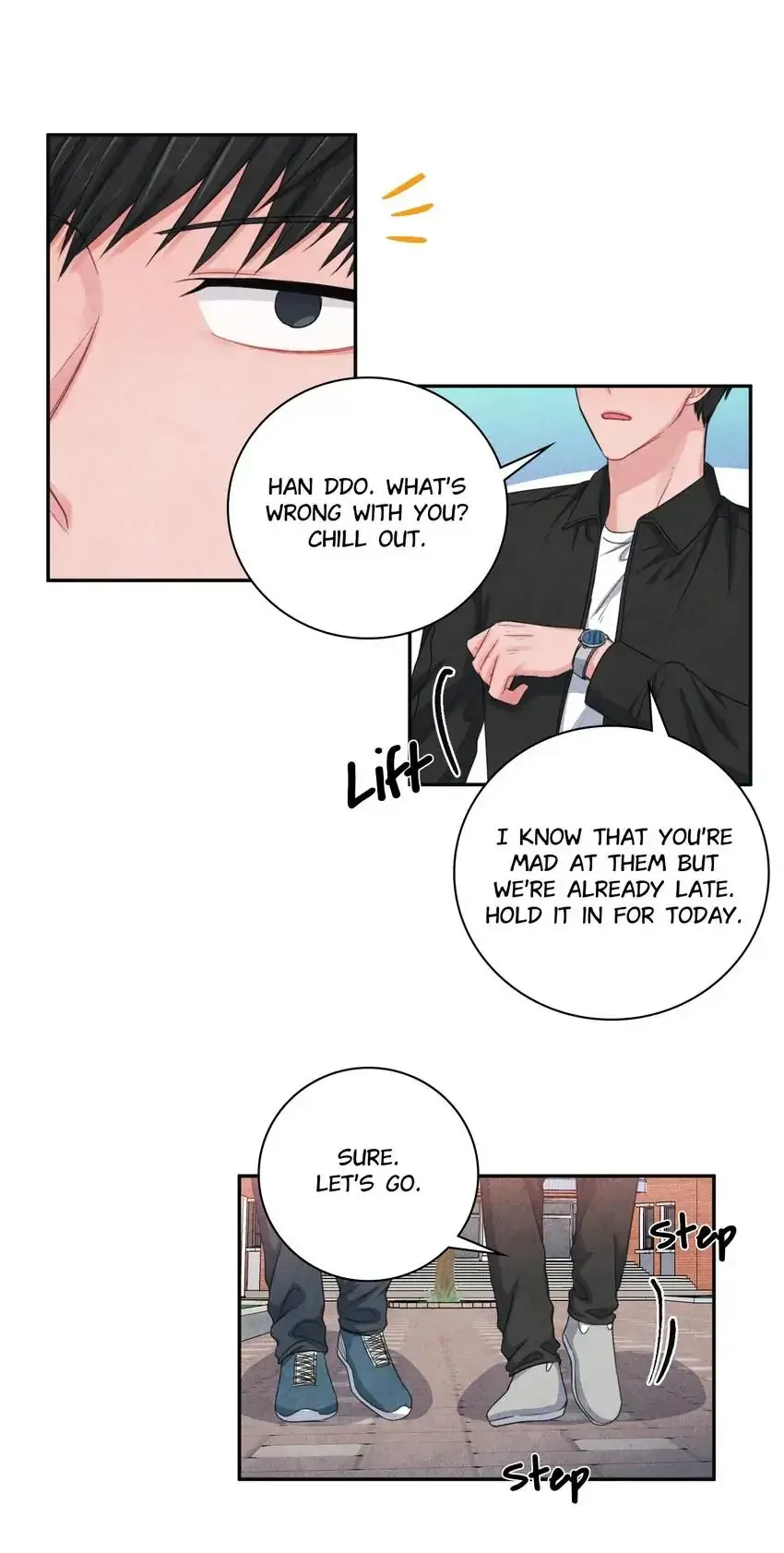 Backstage Kiss Scene Chapter 36 page 21