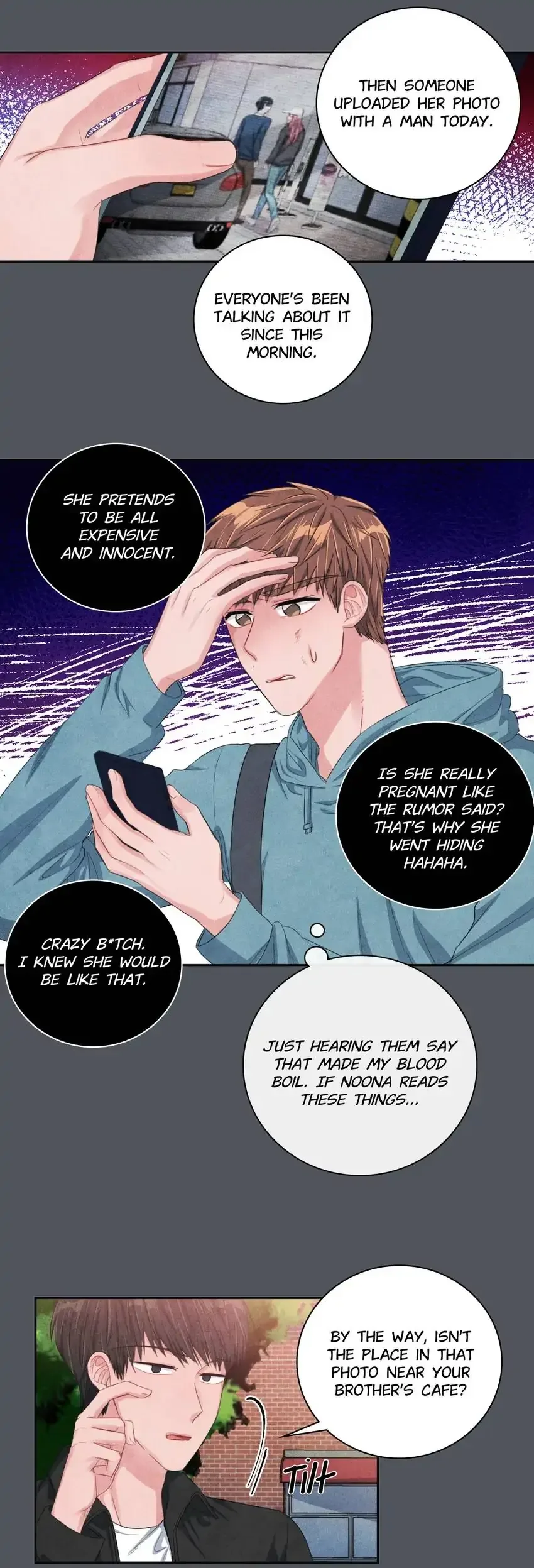 Backstage Kiss Scene Chapter 37 page 18