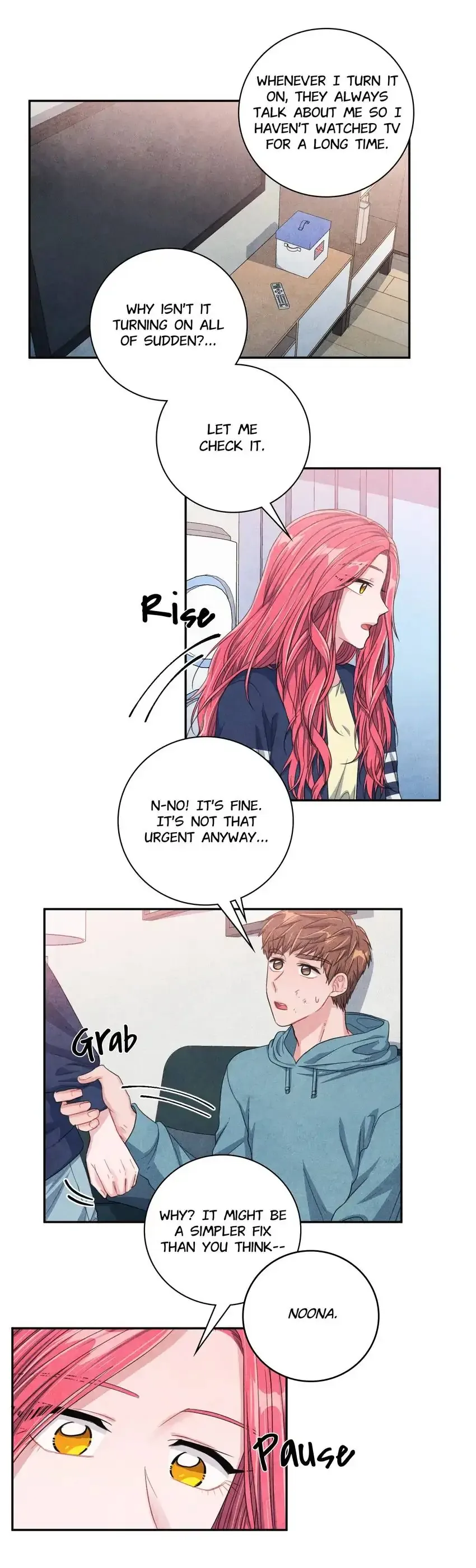 Backstage Kiss Scene Chapter 38 page 6