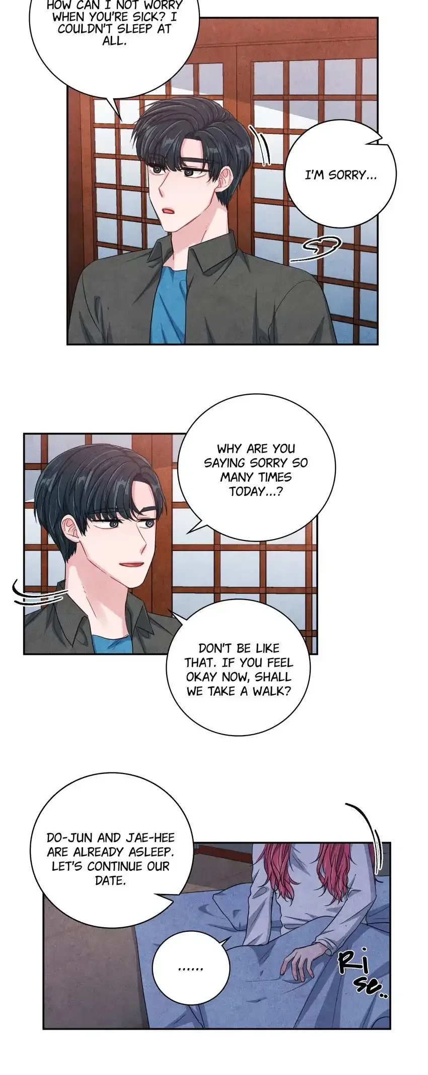 Backstage Kiss Scene Chapter 41 page 15