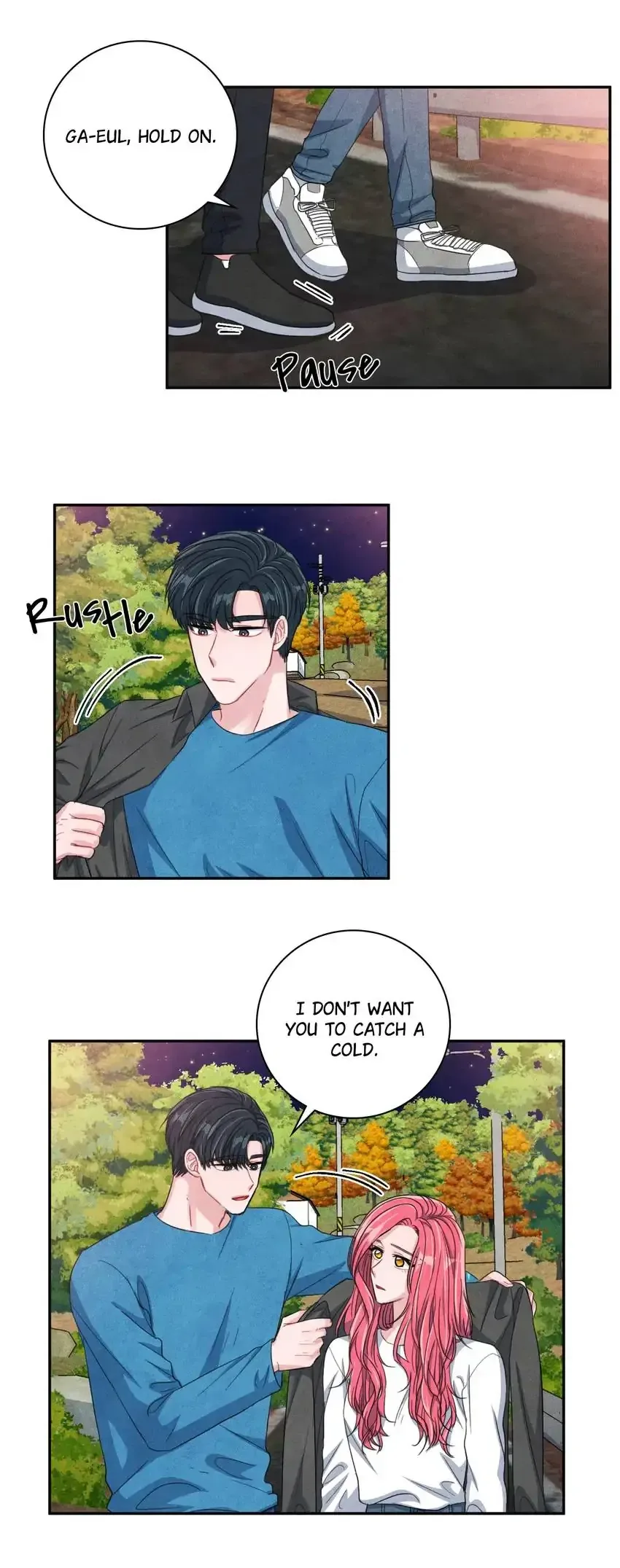 Backstage Kiss Scene Chapter 41 page 17
