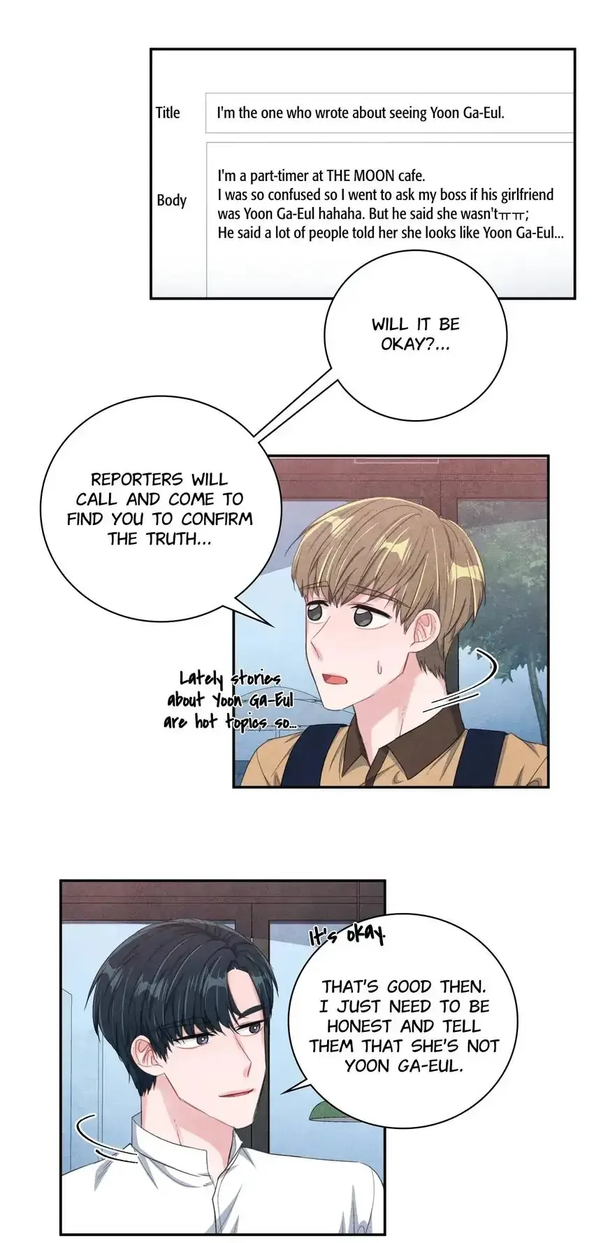 Backstage Kiss Scene Chapter 37 page 25