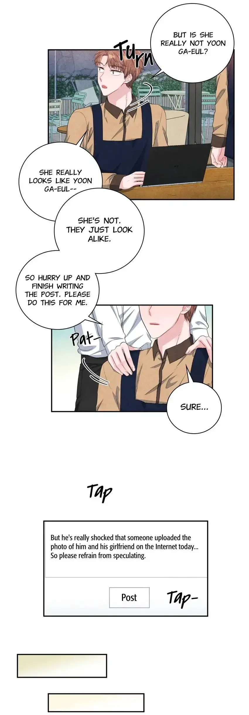 Backstage Kiss Scene Chapter 37 page 26