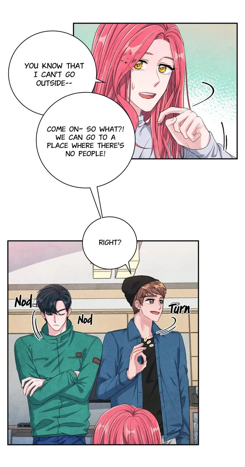 Backstage Kiss Scene Chapter 39 page 22