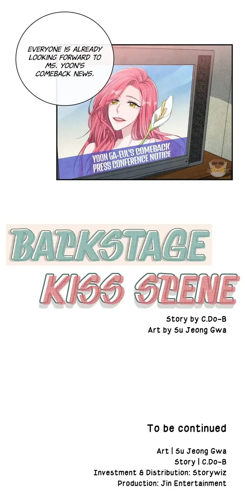 Backstage Kiss Scene Chapter 41 page 32