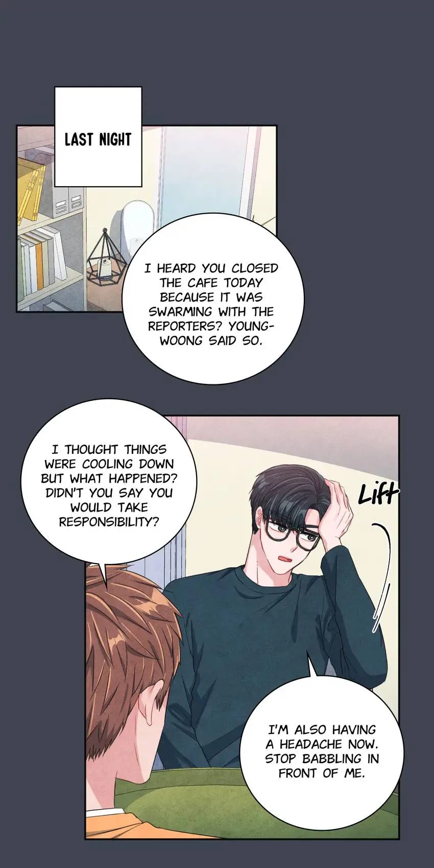 Backstage Kiss Scene Chapter 39 page 27