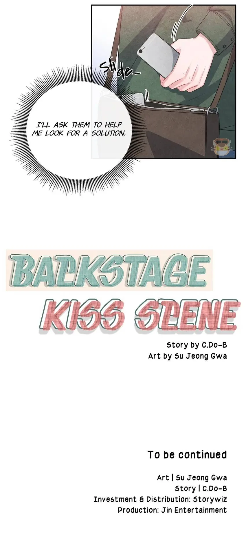 Backstage Kiss Scene Chapter 39 page 37