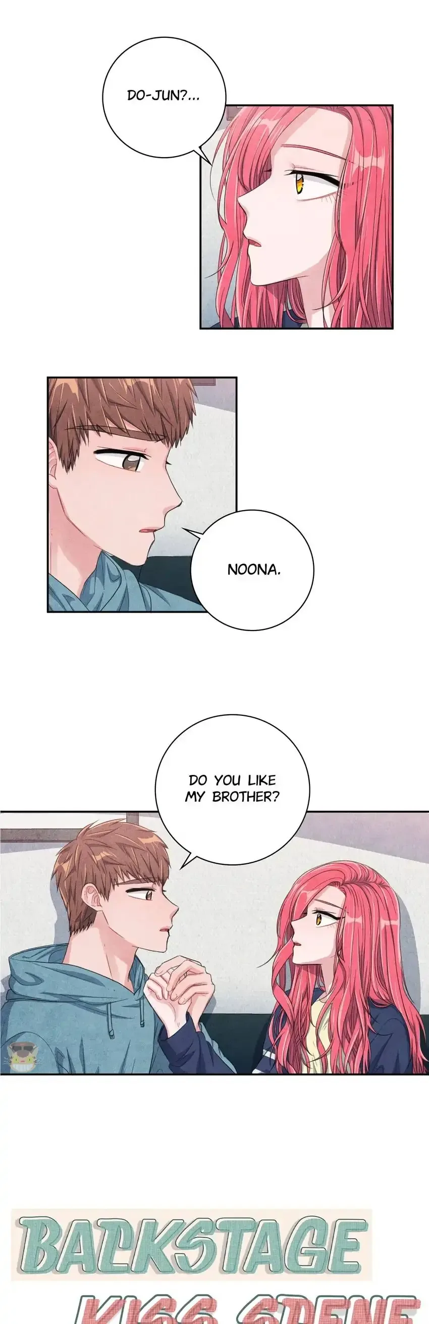 Backstage Kiss Scene Chapter 37 page 33