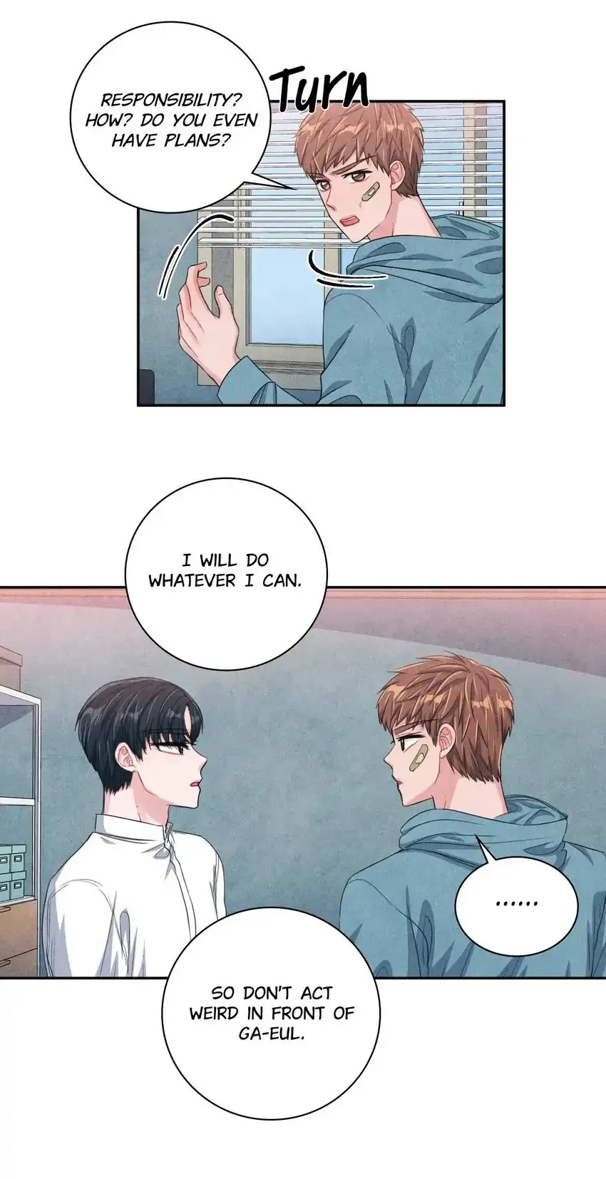 Backstage Kiss Scene Chapter 38 page 19