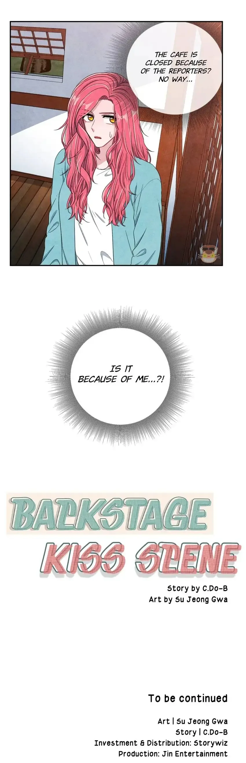 Backstage Kiss Scene Chapter 40 page 35