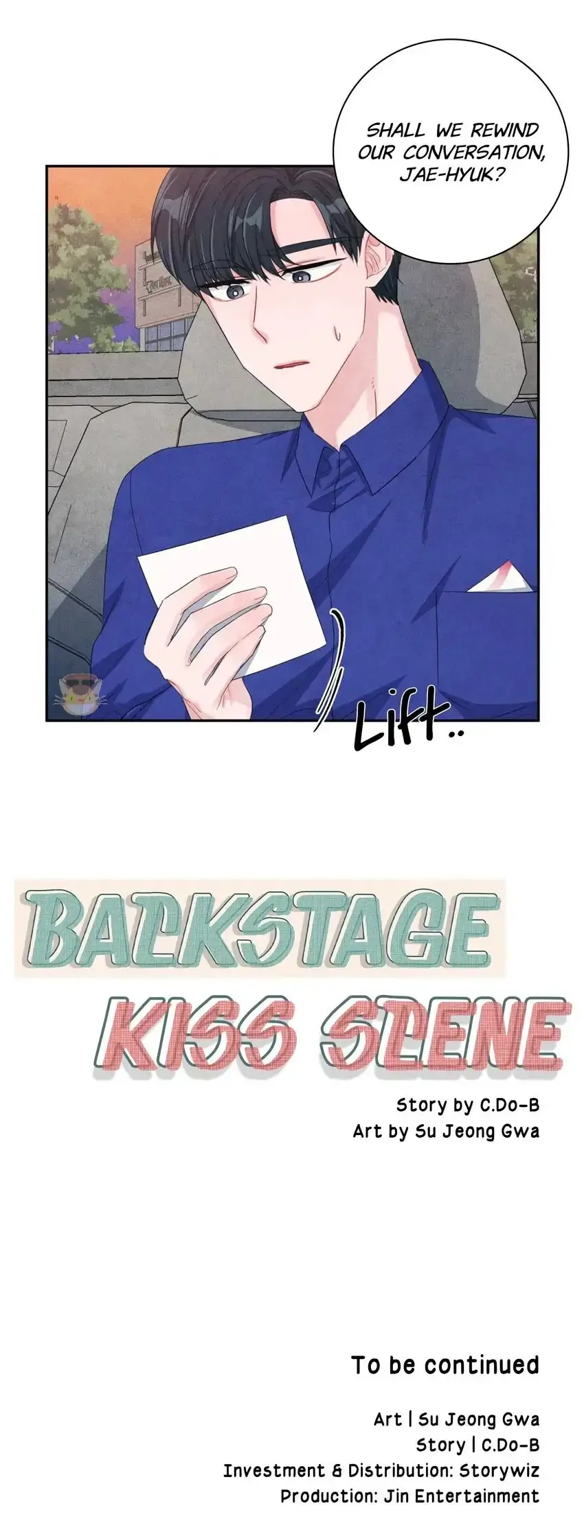 Backstage Kiss Scene Chapter 34 page 34