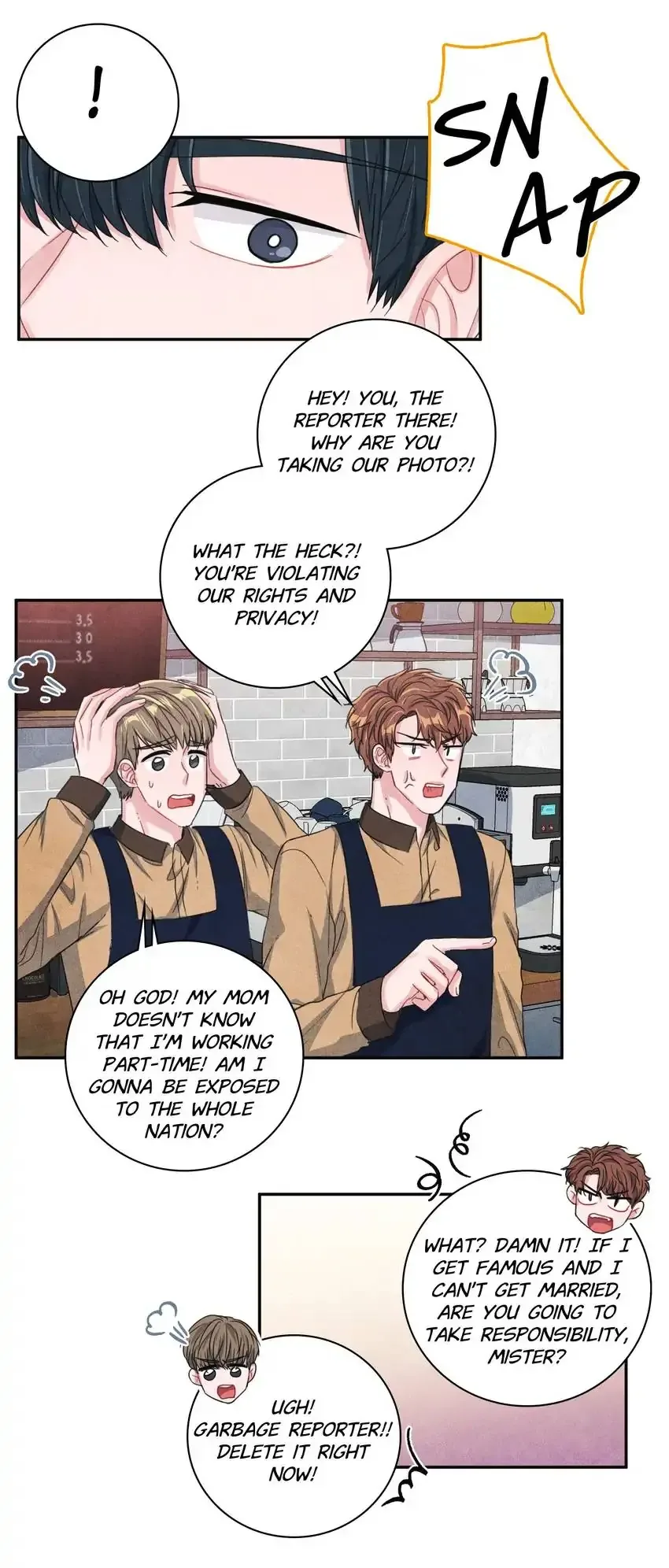 Backstage Kiss Scene Chapter 38 page 33