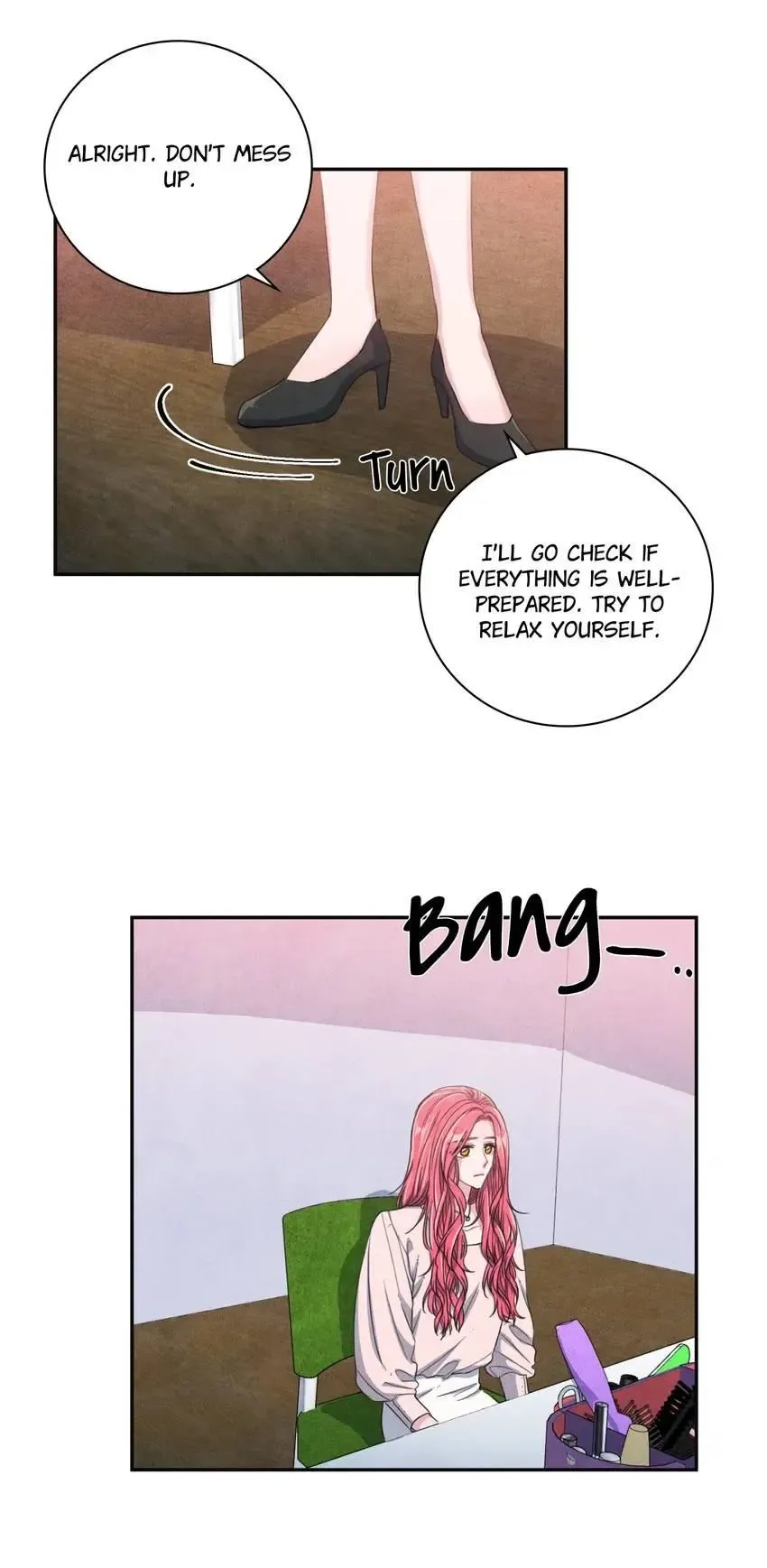 Backstage Kiss Scene Chapter 42 page 9