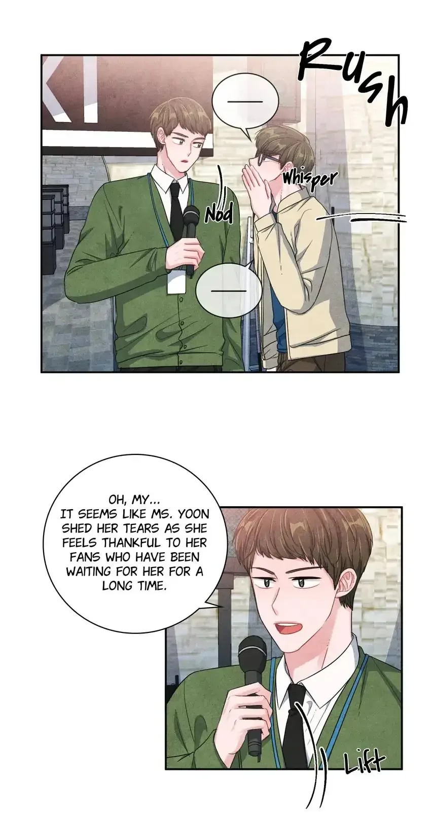 Backstage Kiss Scene Chapter 44 page 19