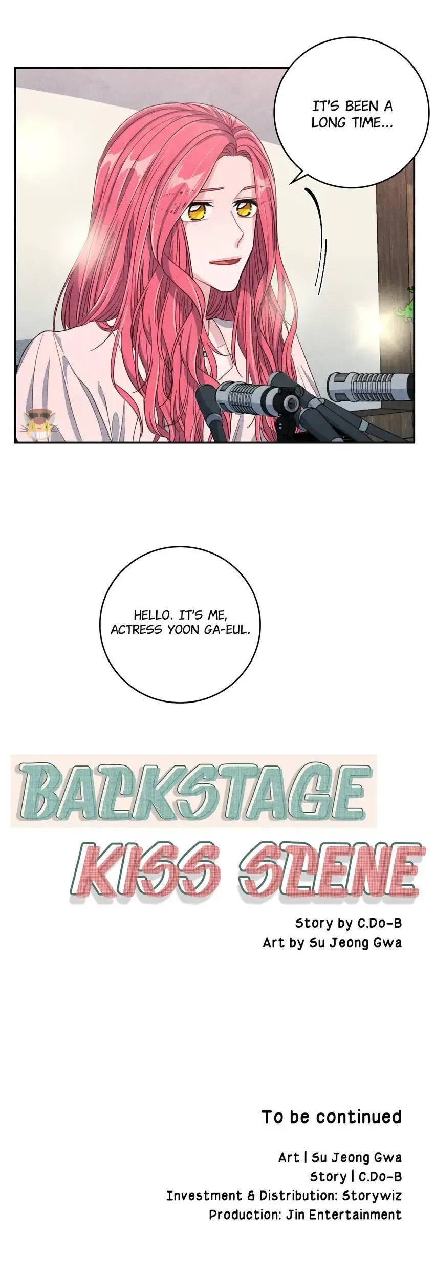Backstage Kiss Scene Chapter 42 page 34