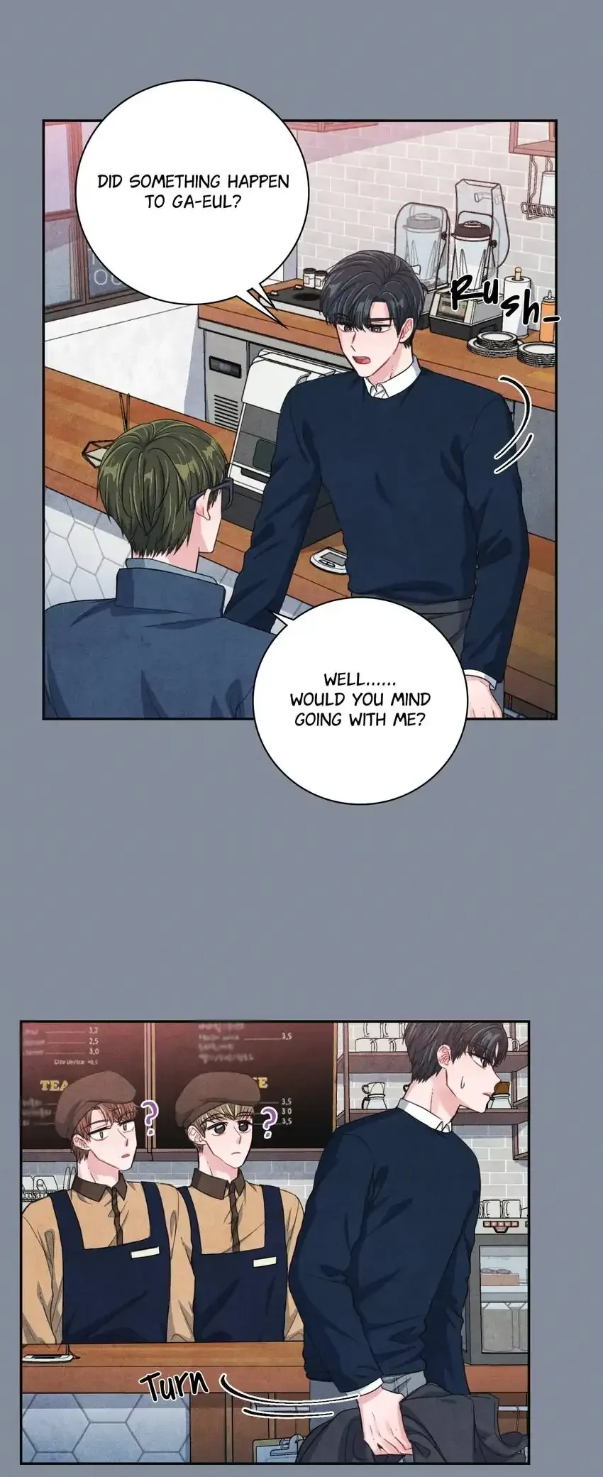 Backstage Kiss Scene Chapter 46 page 8