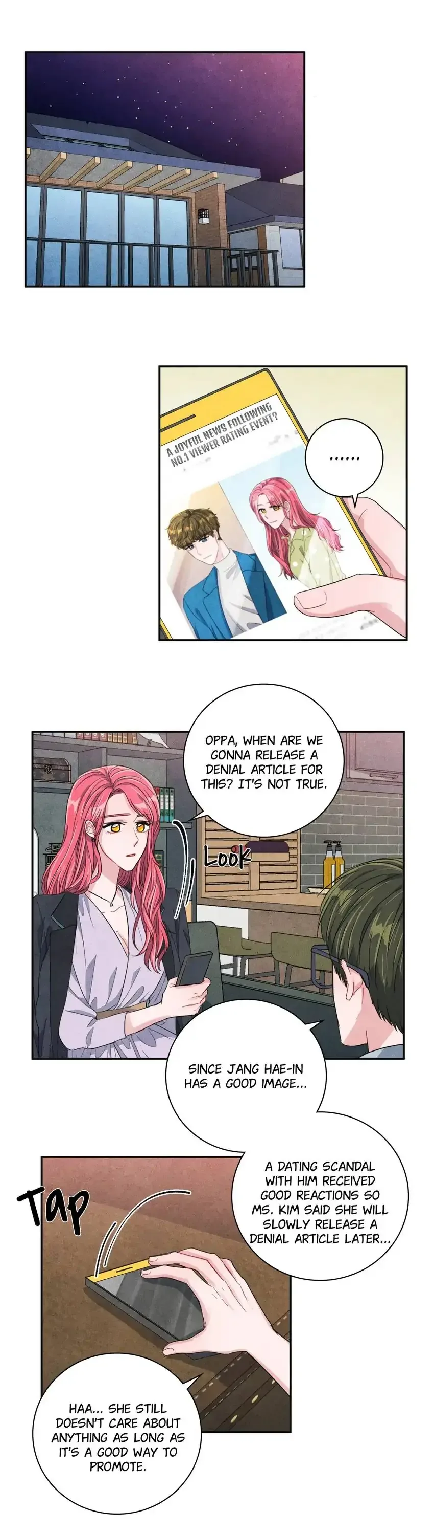 Backstage Kiss Scene Chapter 43 page 14