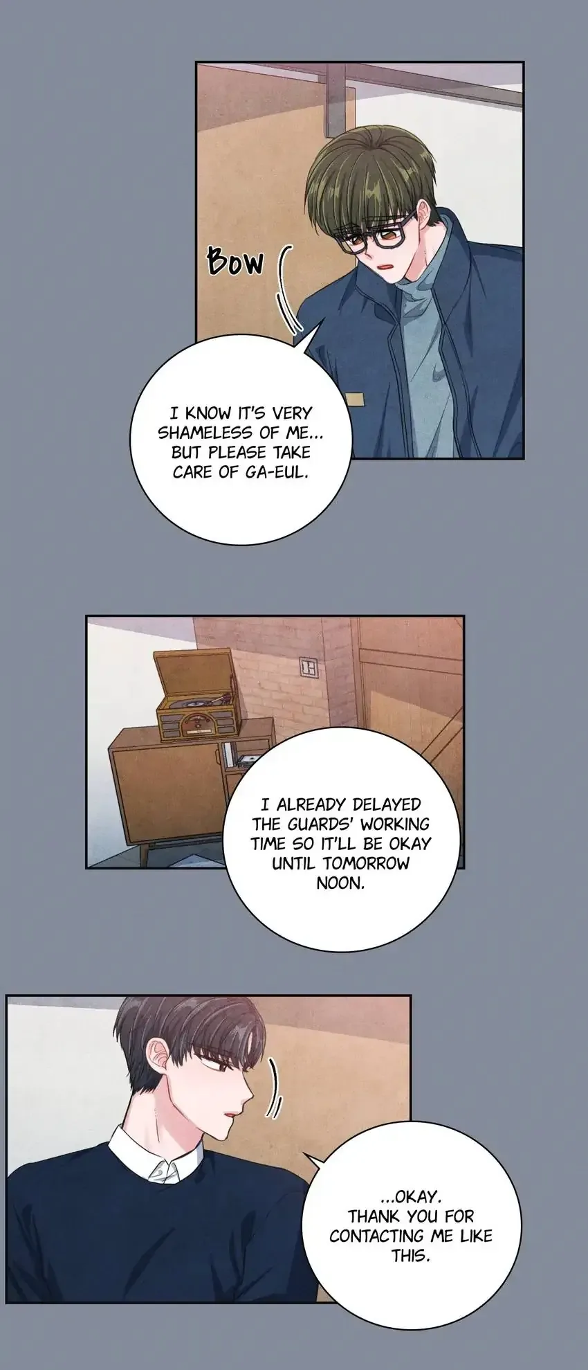 Backstage Kiss Scene Chapter 46 page 11
