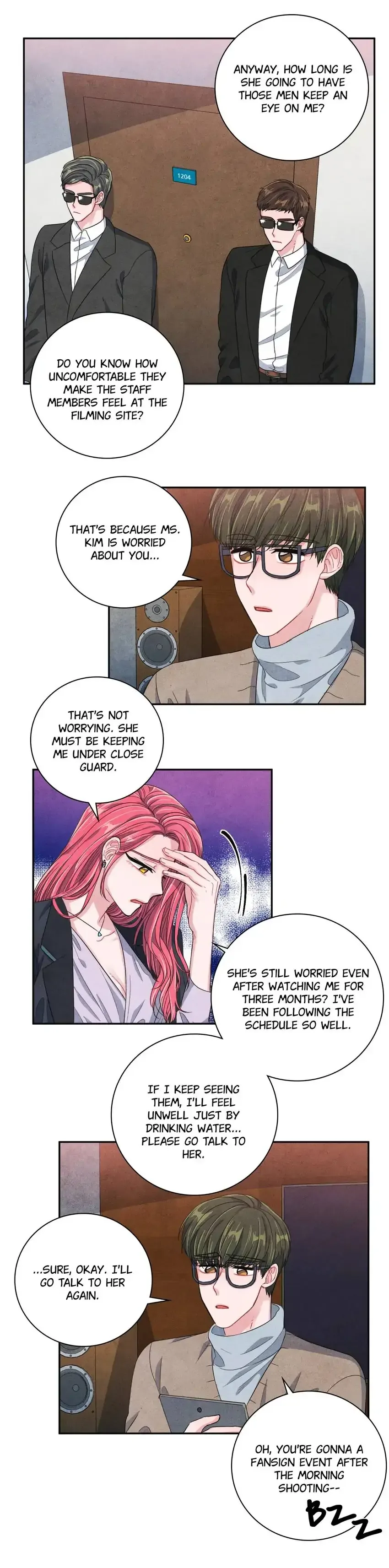 Backstage Kiss Scene Chapter 43 page 15
