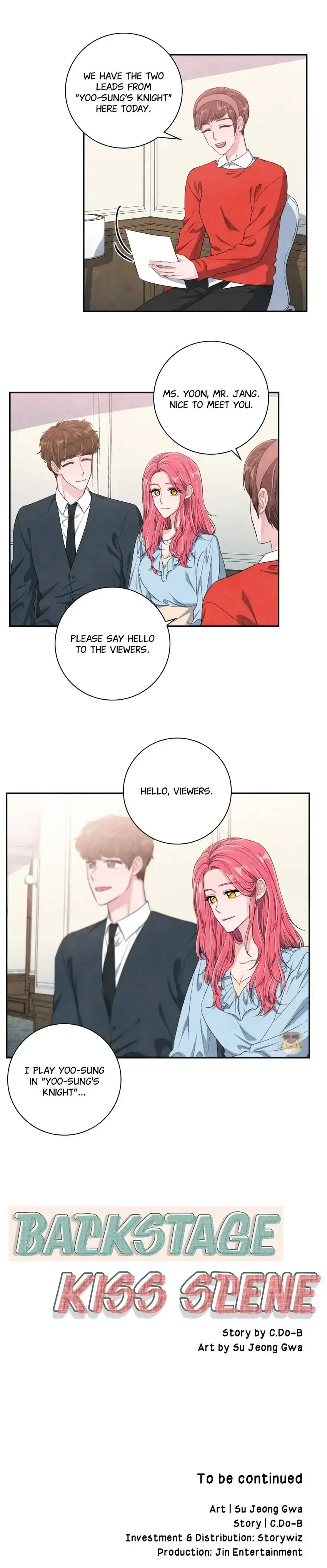 Backstage Kiss Scene Chapter 49 page 33