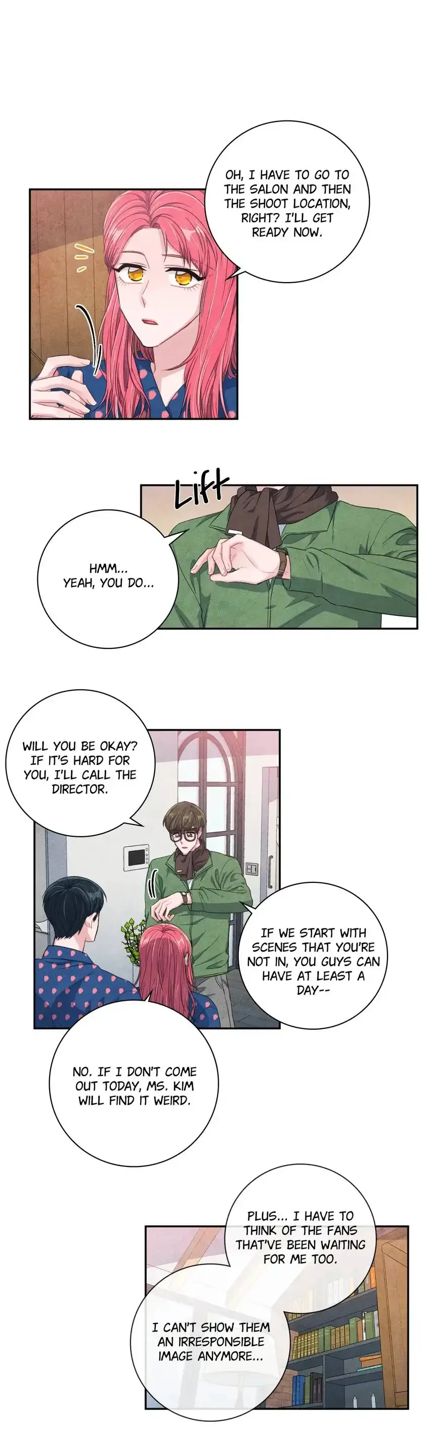 Backstage Kiss Scene Chapter 48 page 13