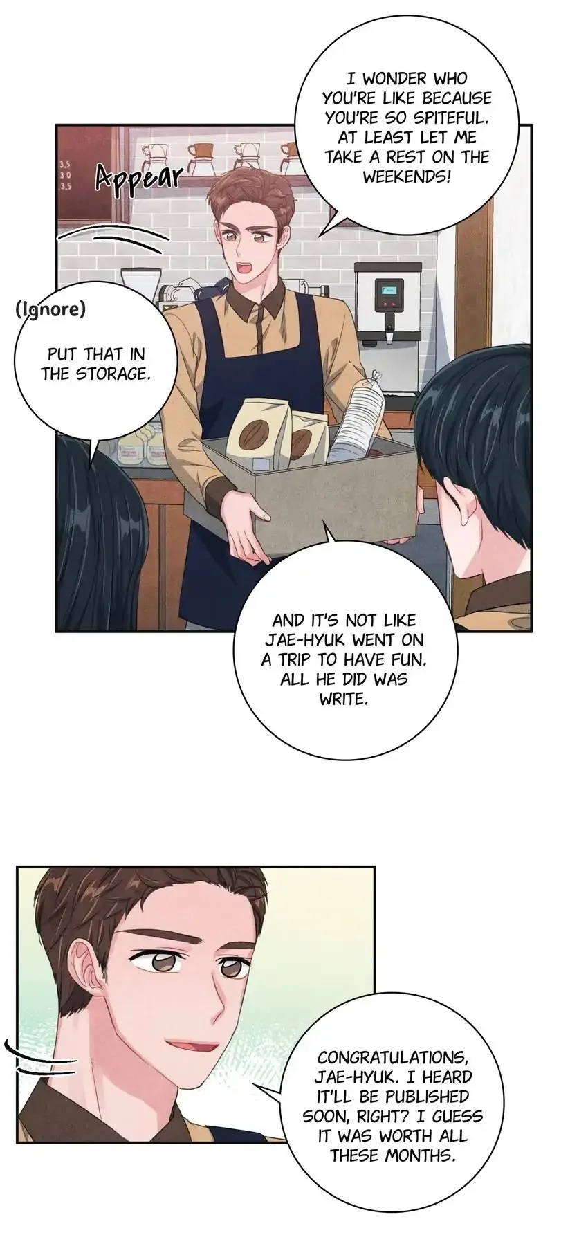 Backstage Kiss Scene Chapter 50 page 8