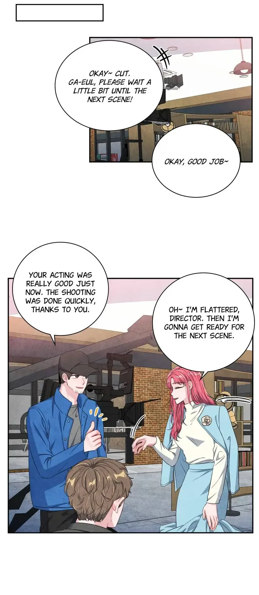 Backstage Kiss Scene Chapter 48 page 18